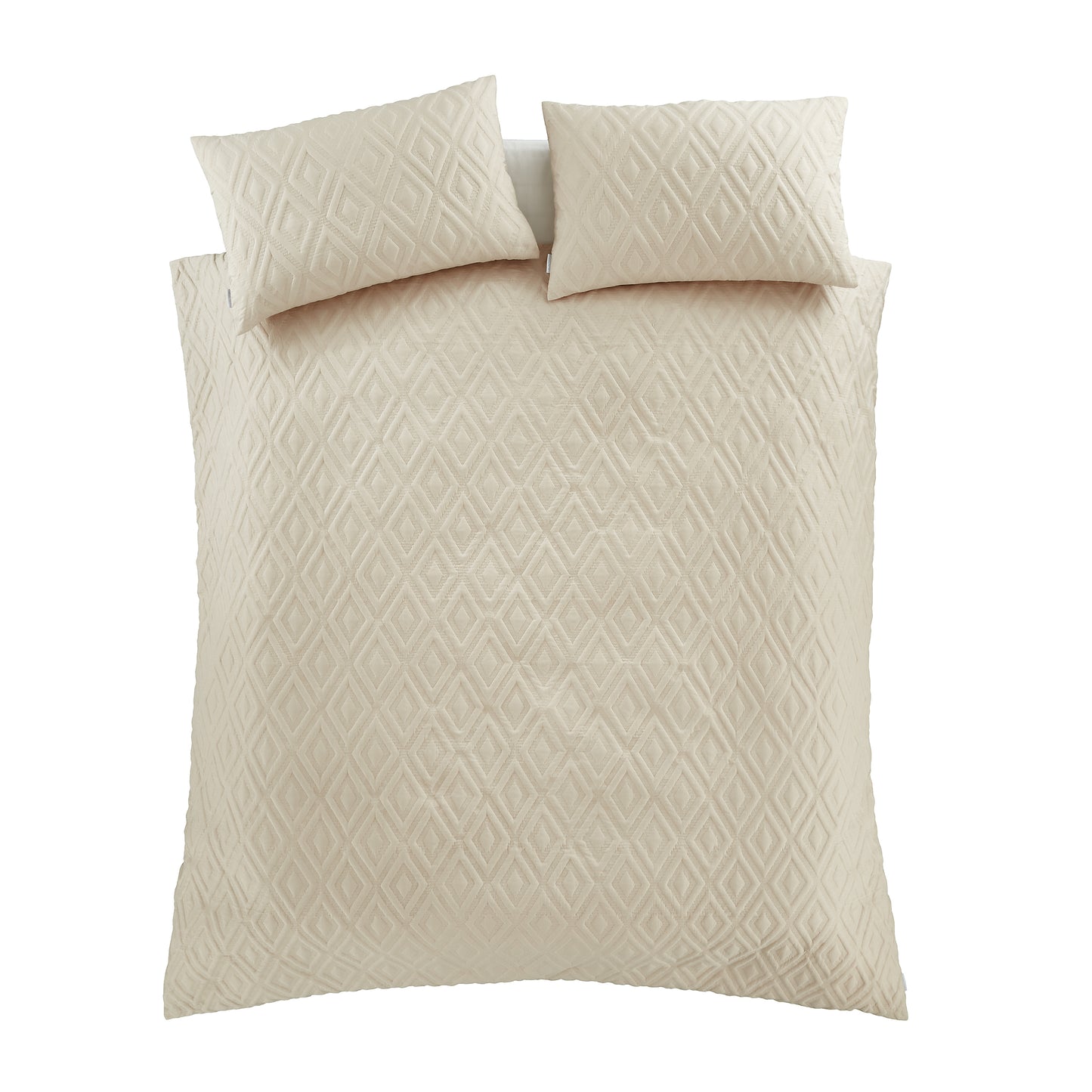 Catherine Lansfield Jacob Geo Duvet Cover Set - Natural