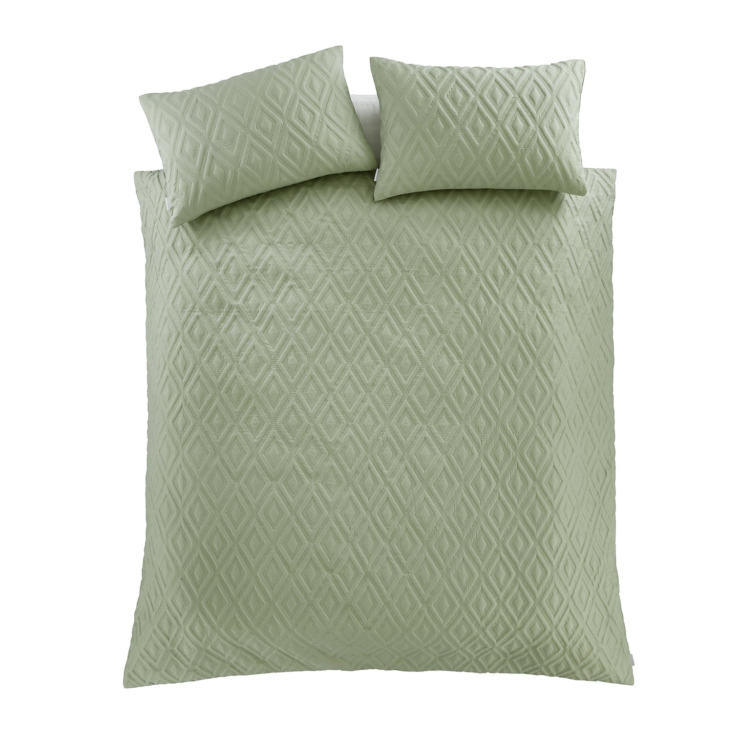 Catherine Lansfield Jacob Geo Duvet Cover Set - Sage