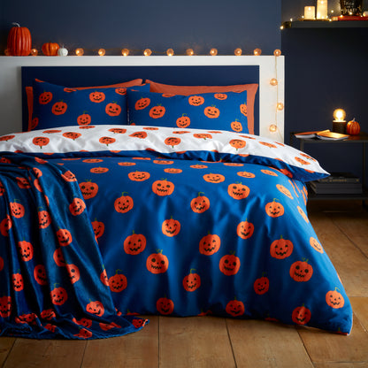 Catherine Lansfield Halloween Pumpkins Throw
