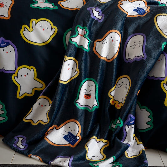 Catherine Lansfield Halloween Ghosts Throw