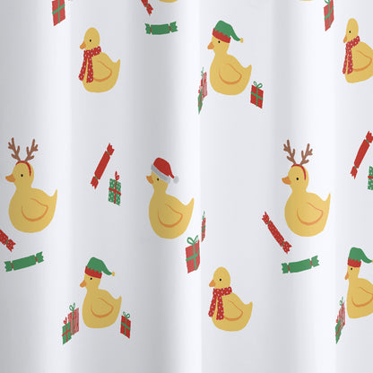 Catherine Lansfield Christmas Quackers Shower Curtain