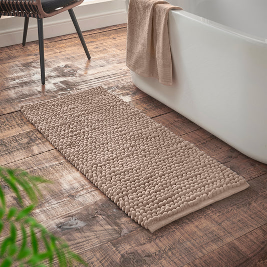 Bianca Aspen Bobble Bath Runner - Natural