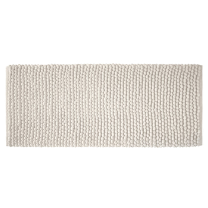 Bianca Aspen Bobble Bath Runner - White
