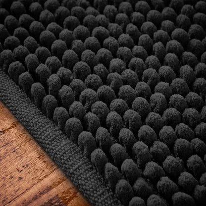 Bianca Aspen Bobble Bath Mat - Black