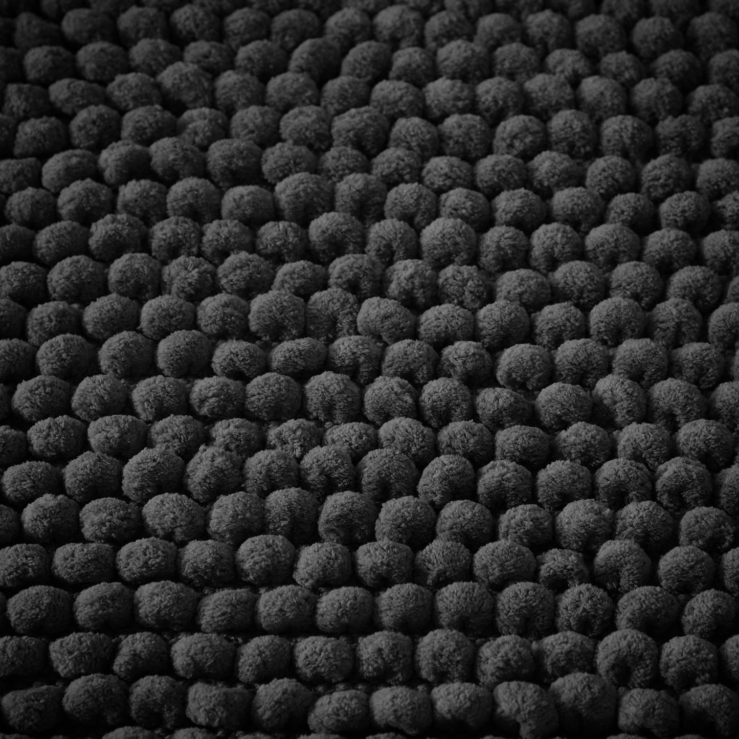 Bianca Aspen Bobble Bath Mat - Black