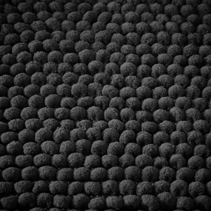 Bianca Aspen Bobble Bath Mat - Black