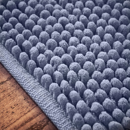 Bianca Aspen Bobble Bath Mat - Blue