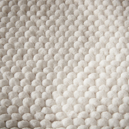 Bianca Aspen Bobble Bath Runner - White