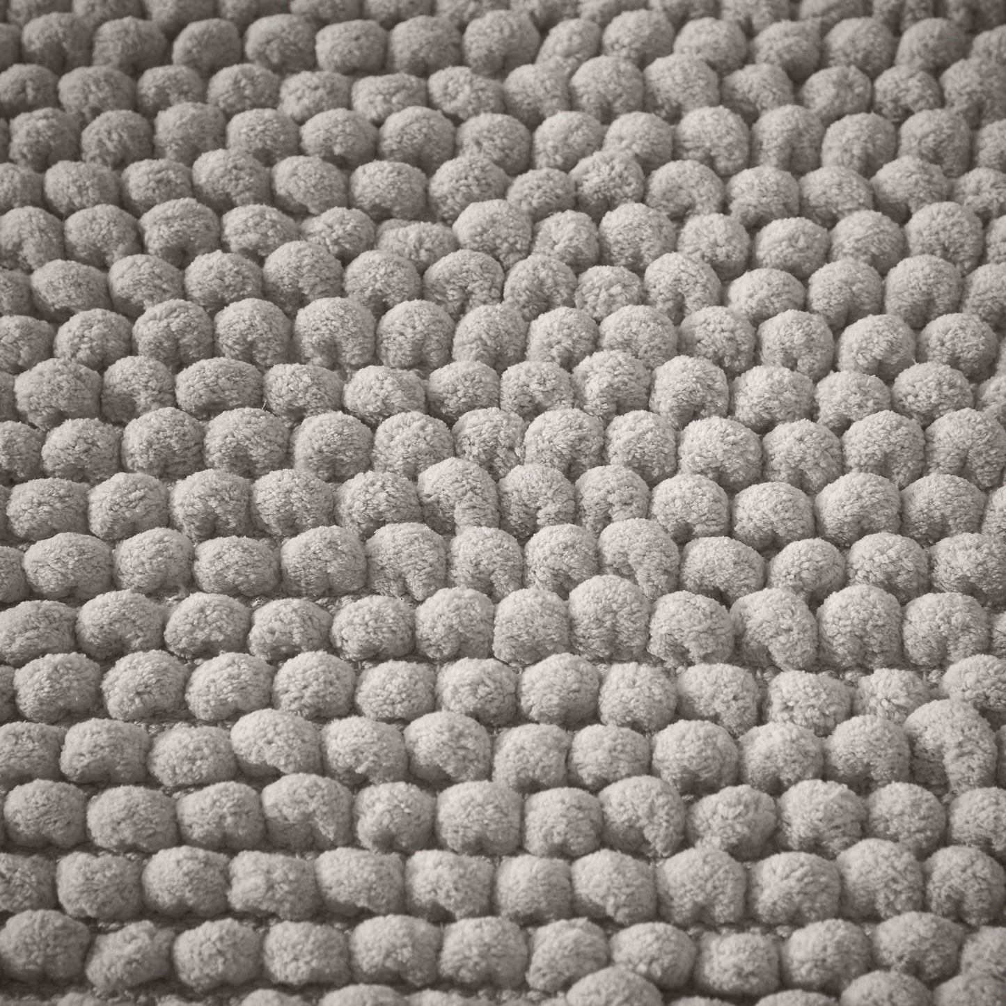 Bianca Aspen Bobble Bath Runner - Grey