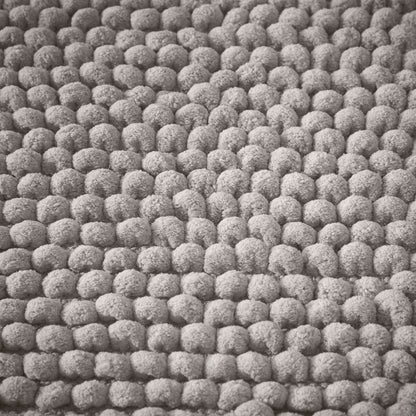 Bianca Aspen Bobble Bath Runner - Grey