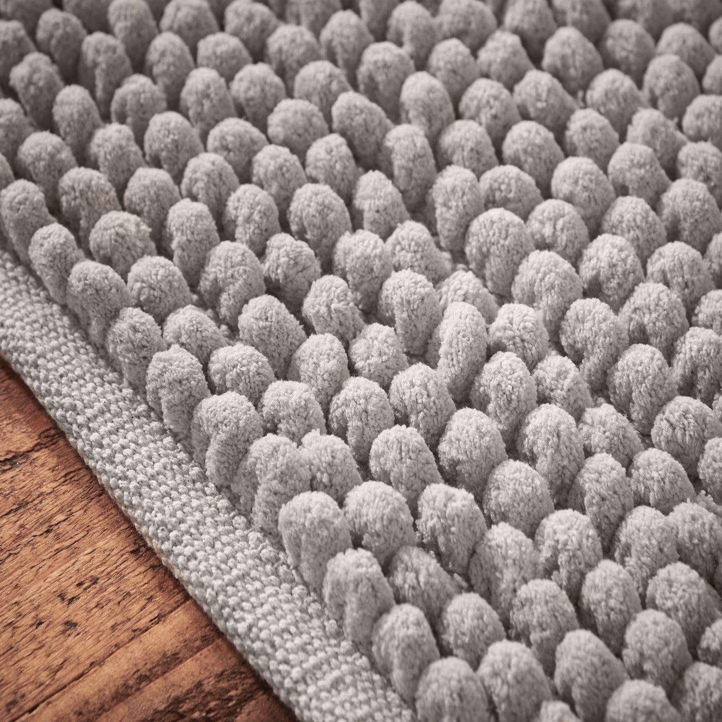 Bianca Aspen Bobble Bath Runner - Grey