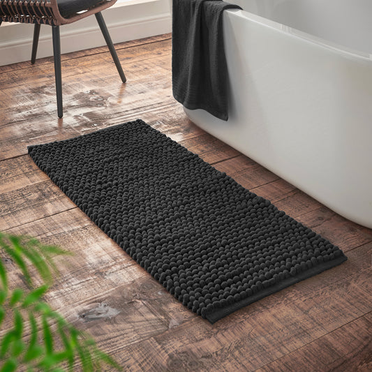 Bianca Aspen Bobble Bath Runner - Black