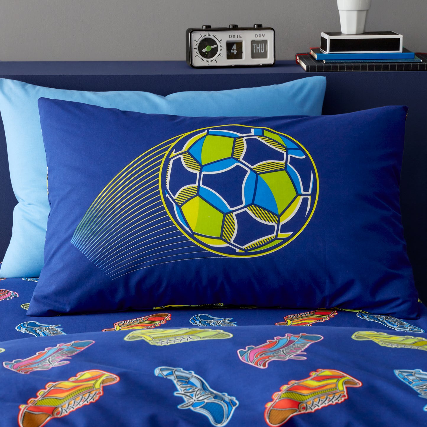 Catherine Lansfield Bright Football Duvet Cover Set