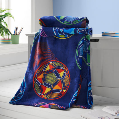 Catherine Lansfield Bright Football Throw