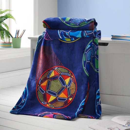 Catherine Lansfield Bright Football Throw