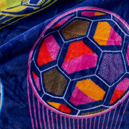 Catherine Lansfield Bright Football Throw