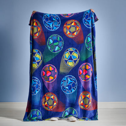 Catherine Lansfield Bright Football Throw