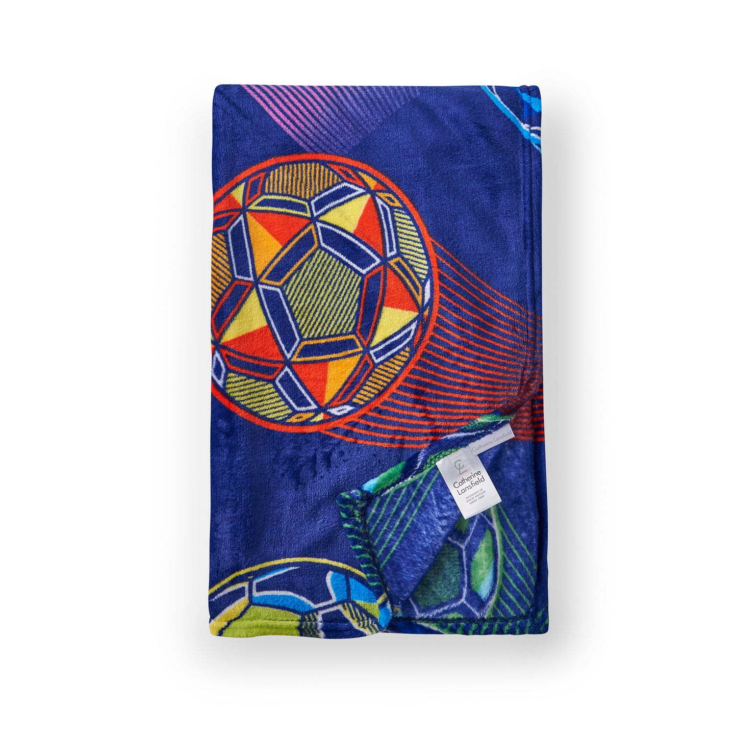 Catherine Lansfield Bright Football Throw