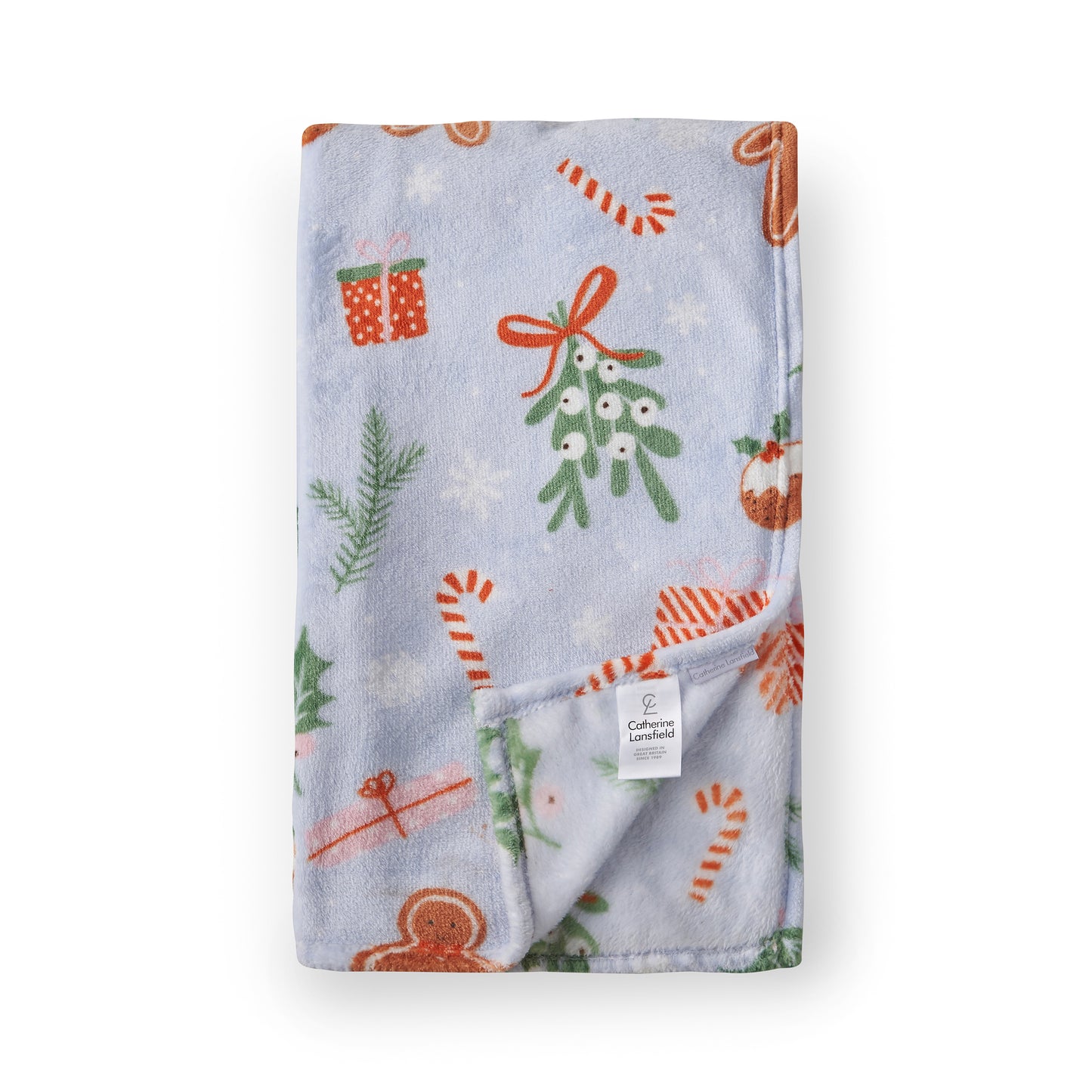 Catherine Lansfield Christmas Gingerbread Throw
