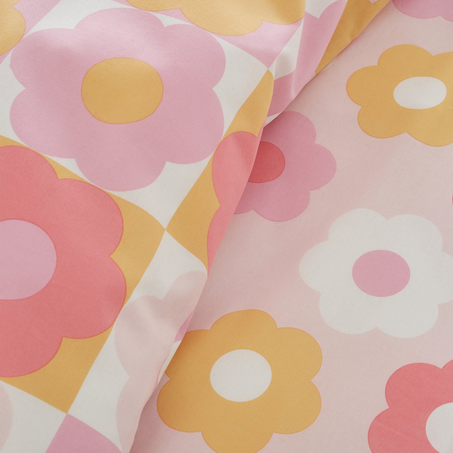 Catherine Lansfield Retro Daisy Duvet Cover Set