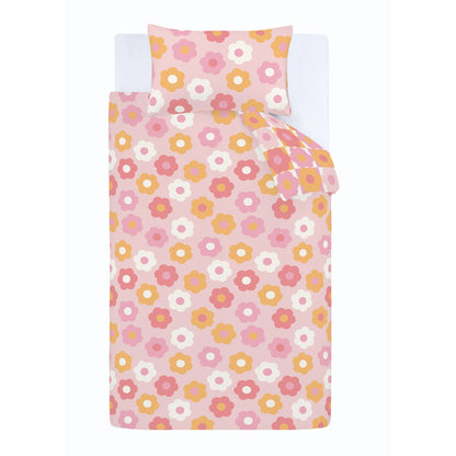 Catherine Lansfield Retro Daisy Duvet Cover Set