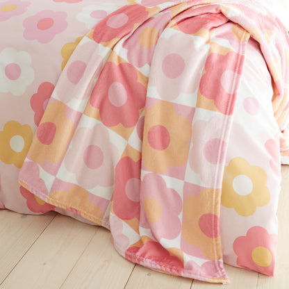 Catherine Lansfield Retro Daisy Throw