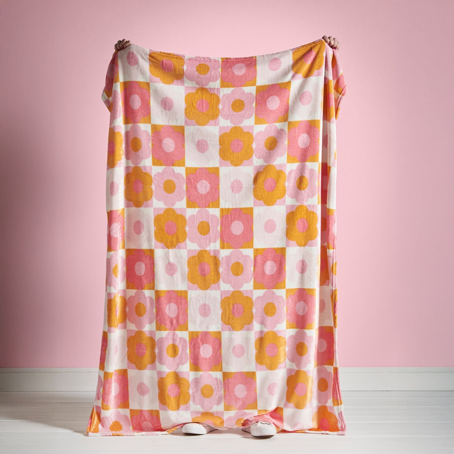Catherine Lansfield Retro Daisy Throw