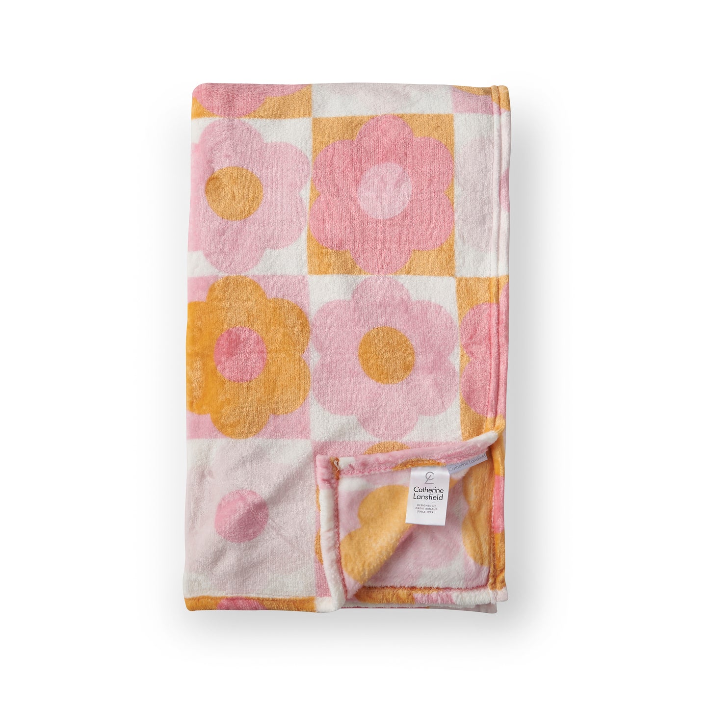 Catherine Lansfield Retro Daisy Throw