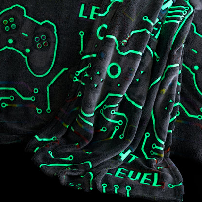 Catherine Lansfield Game Over Fleece Throw