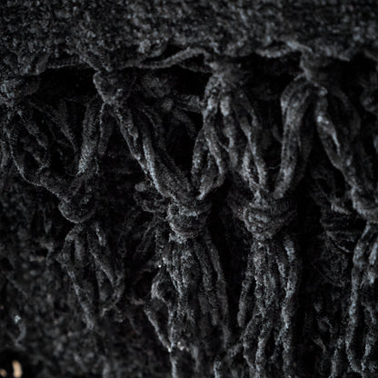 Catherine Lansfield Wilson Plain Chenille Throw - Black