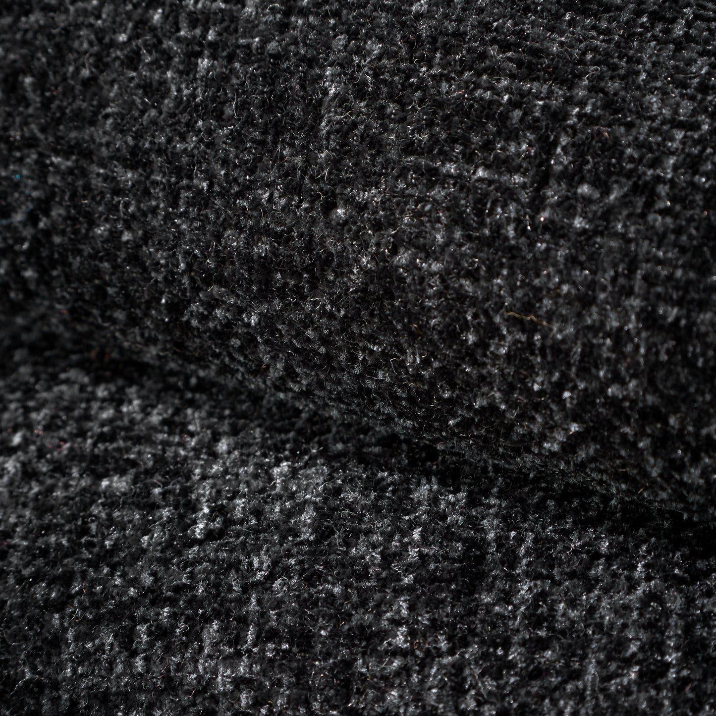 Catherine Lansfield Wilson Plain Chenille Throw - Black