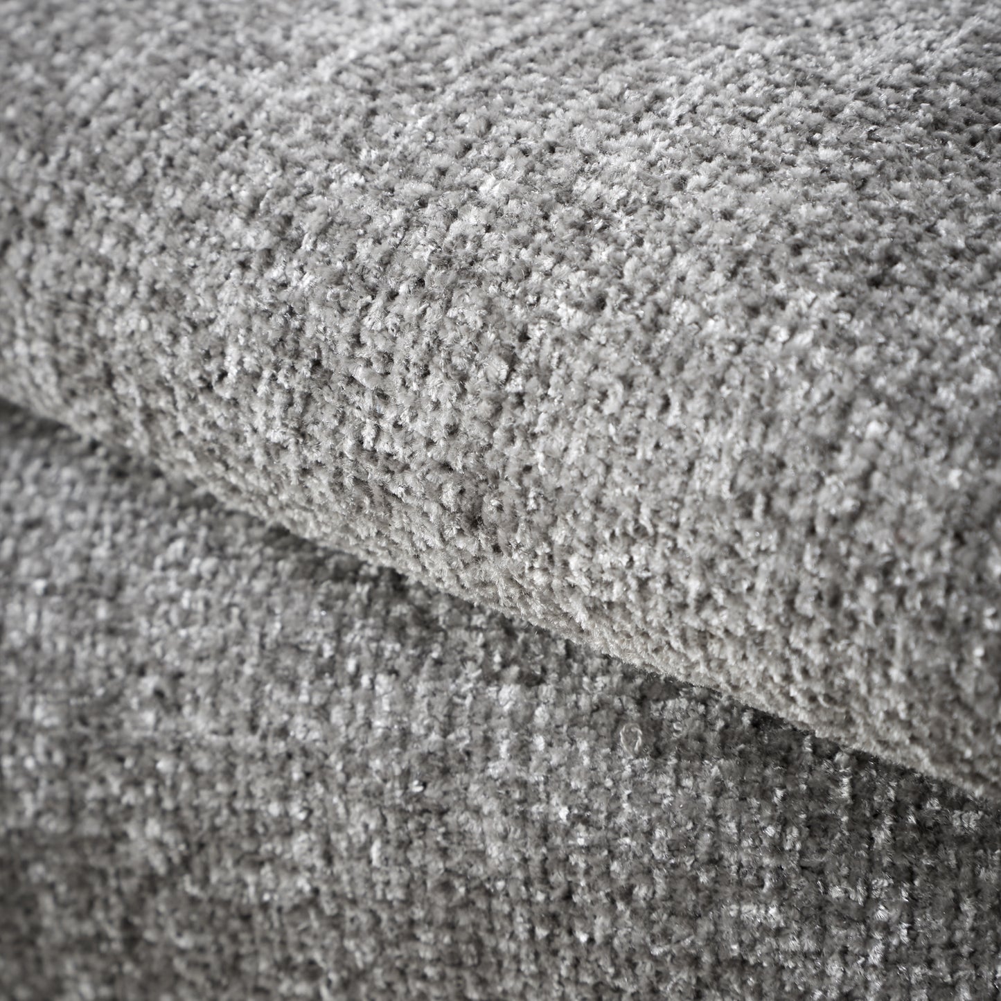 Catherine Lansfield Wilson Plain Chenille Throw - Grey