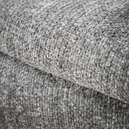 Catherine Lansfield Wilson Plain Chenille Throw - Grey