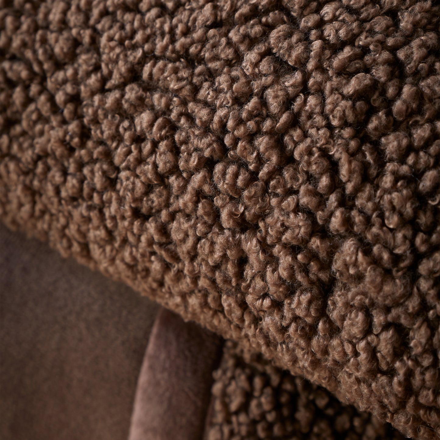 Catherine Lansfield So Soft Velvet Boucle Throw - Chocolate