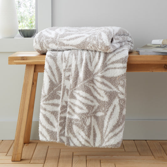 Catherine Lansfield So Soft Sorrel Throw - Natural
