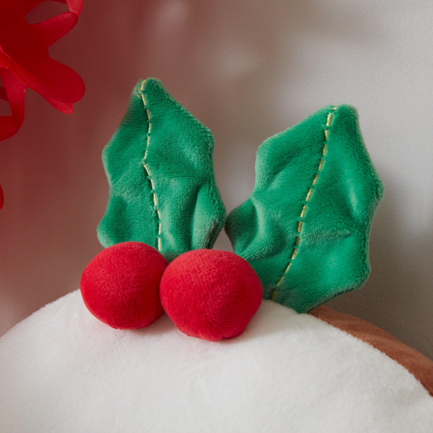 Catherine Lansfield Christmas Pudding 3D Cushion