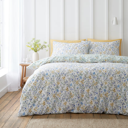 Bianca Ditsy Floral Duvet Cover Set - Green