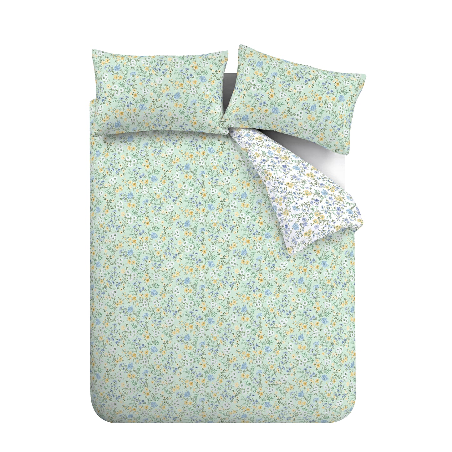 Bianca Ditsy Floral Duvet Cover Set - Green