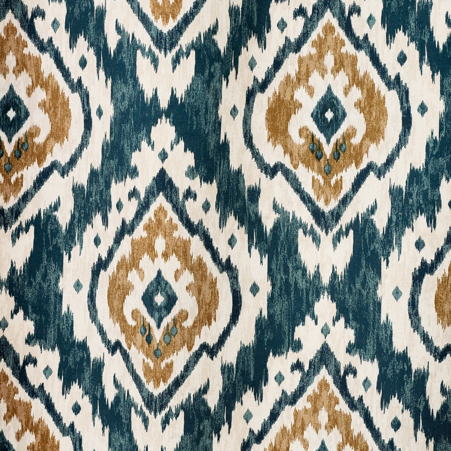 Pineapple Elephant Suri Eyelet Curtains - Teal