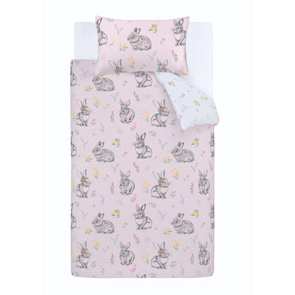 Catherine Lansfield Bunny Tails Ditsy Flower Duvet Cover Set