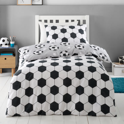 Catherine Lansfield Brushed Football Stars Duvet Cover Set