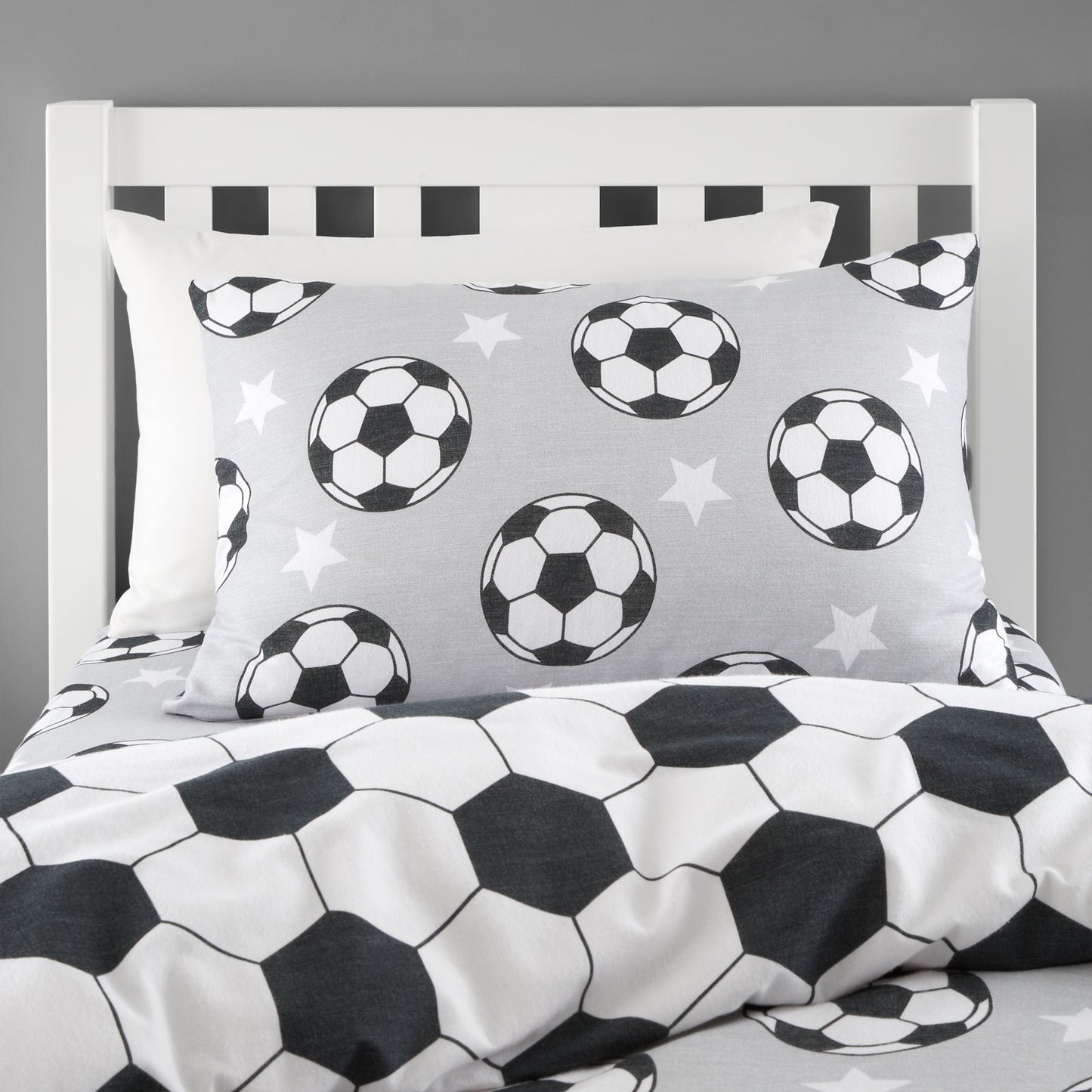 Catherine Lansfield Brushed Football Stars Duvet Cover Set