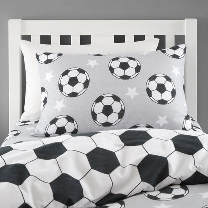 Catherine Lansfield Brushed Football Stars Duvet Cover Set