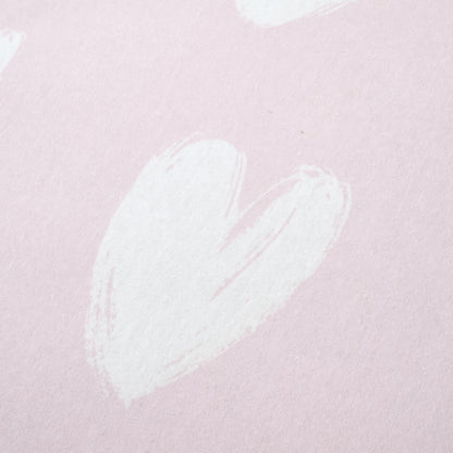 Catherine Lansfield Brushed Hearts Fitted Sheet