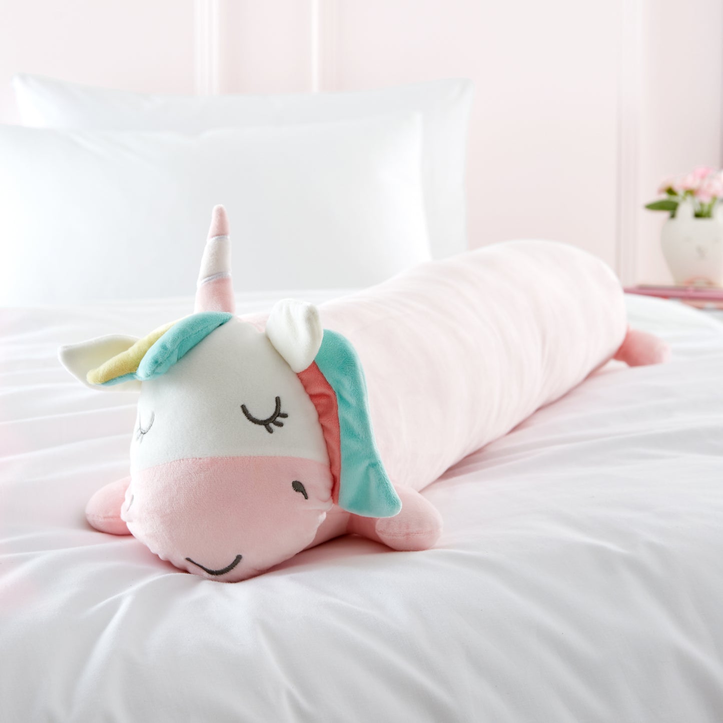 Catherine Lansfield Cuddle Friends Unicorn 3D Cushion