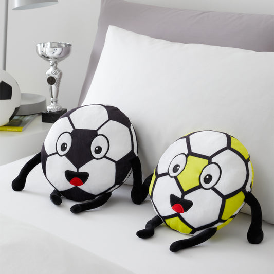 Catherine Lansfield Forever Together Footballs Magnetic 3D Cushions