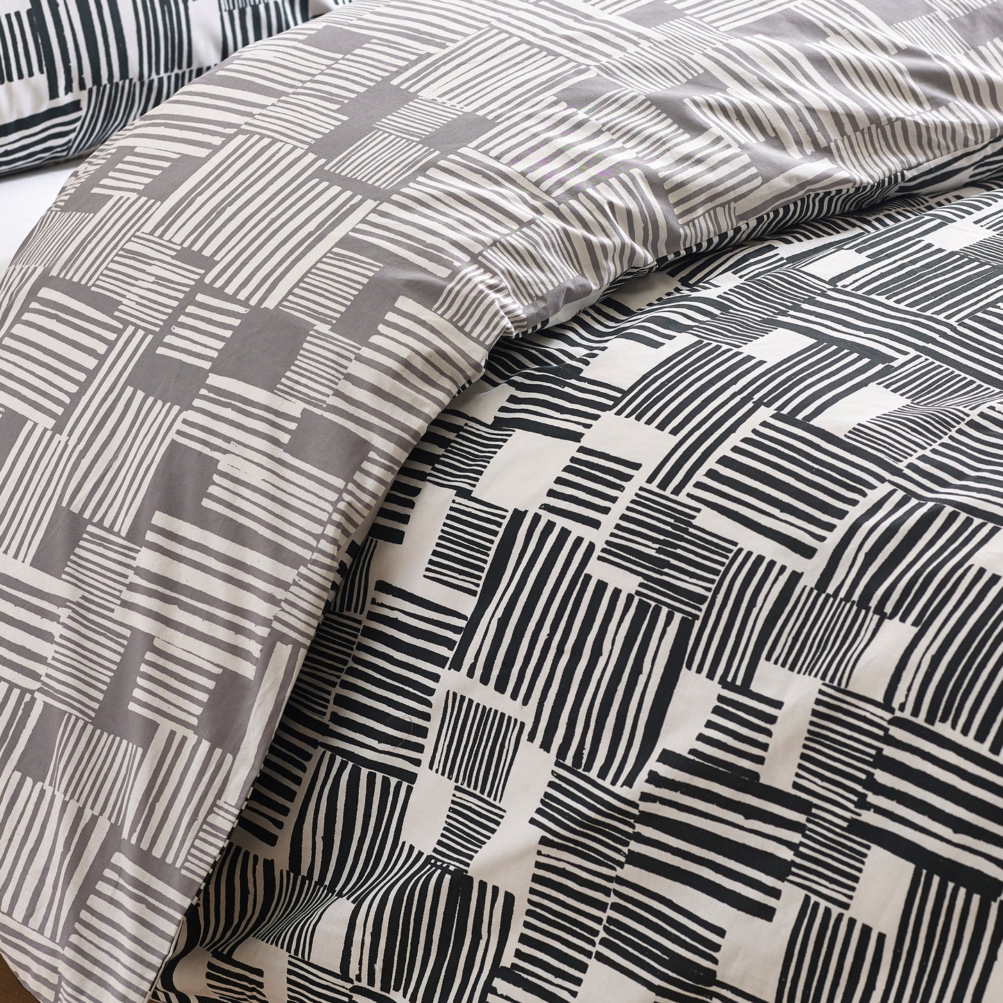 Catherine Lansfield Blocks Duvet Cover Set