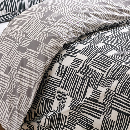 Catherine Lansfield Blocks Duvet Cover Set
