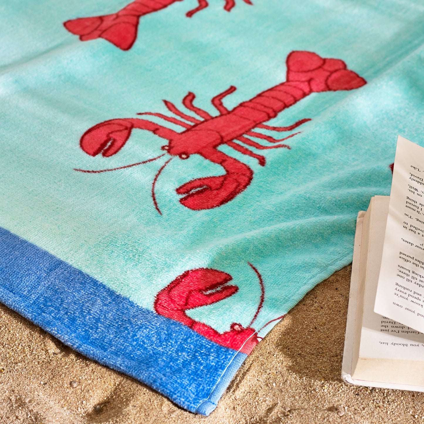 Catherine Lansfield Lobster Red Beach Towel
