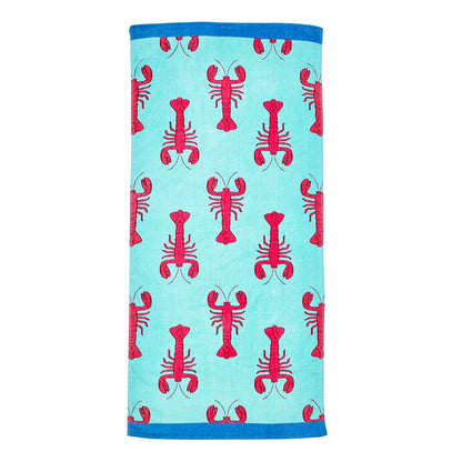 Catherine Lansfield Lobster Red Beach Towel
